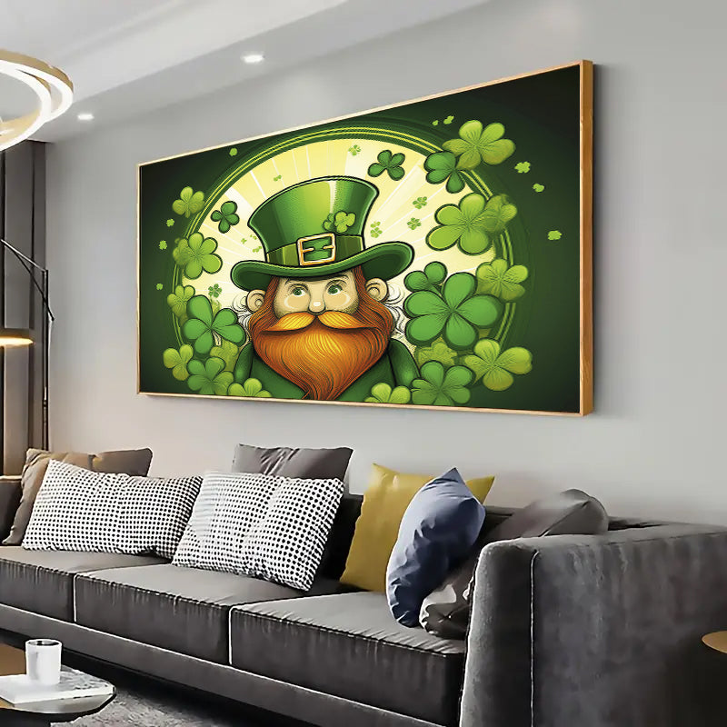 St. Patricks Day Wall Art Print Home decor Poster, Living room