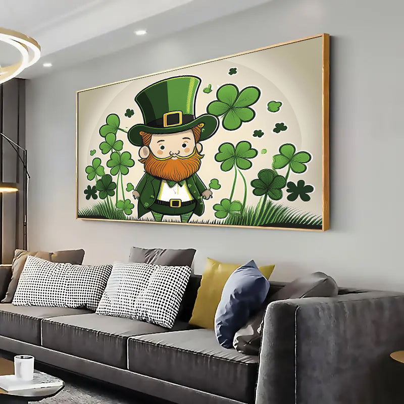 St. Patricks Day Wall Art Print Home decor Poster, Living room