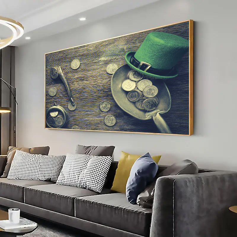 St. Patricks Day Wall Art Print Home decor Poster, Living room