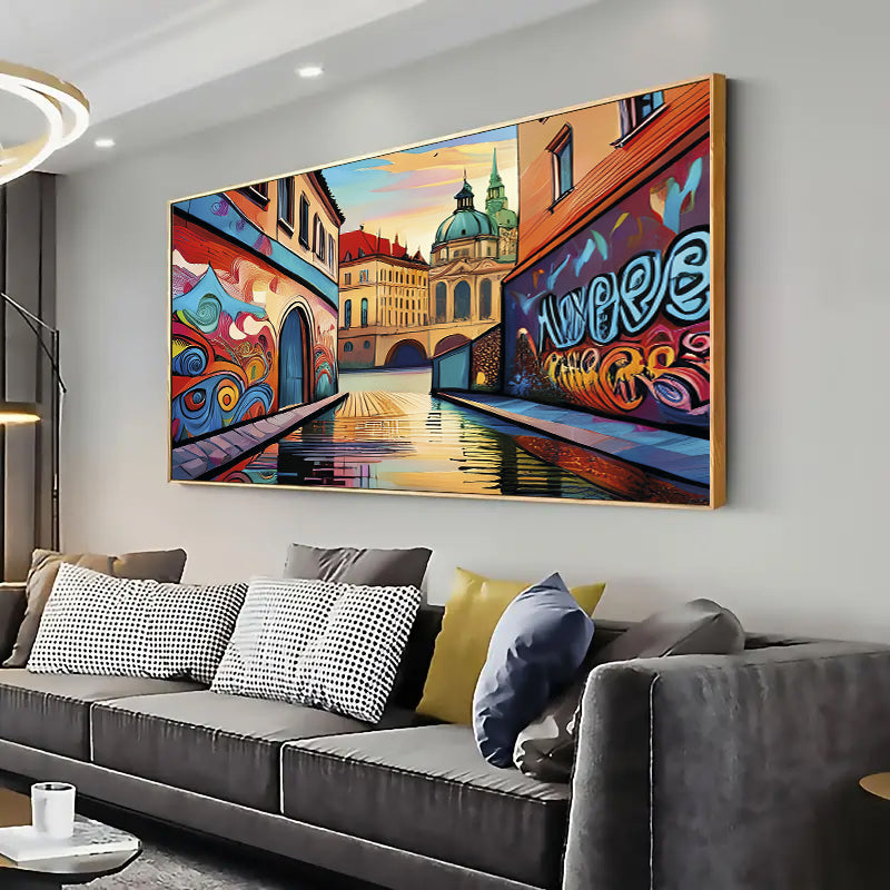 Prague Wall Art Print Home decor, Living room