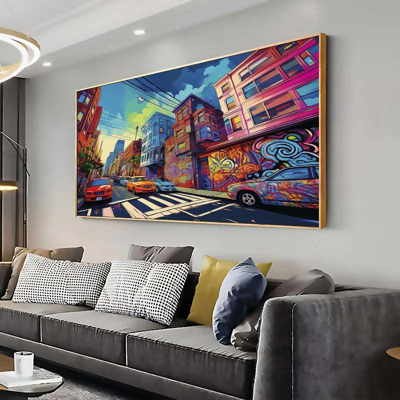 San Francisco Wall Art Print Home decor, Living room