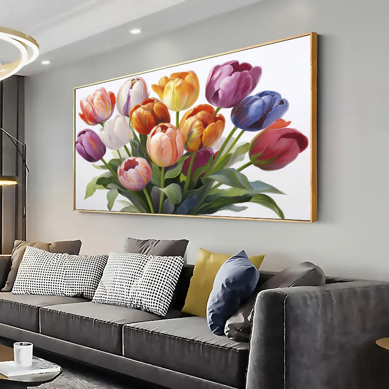 Floral Wall Art Print, Living room
