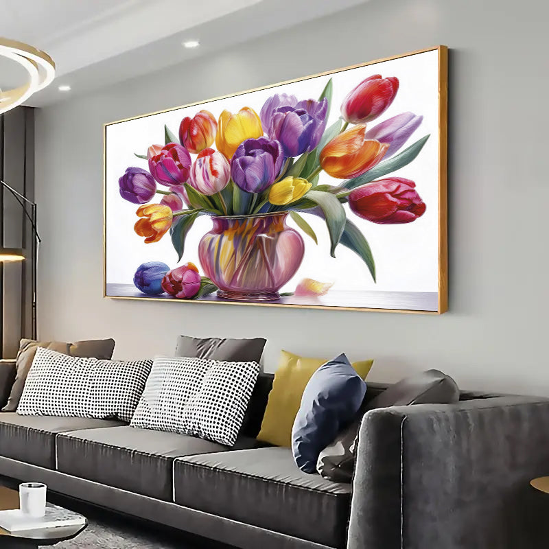 Floral Wall Art Print, Living room
