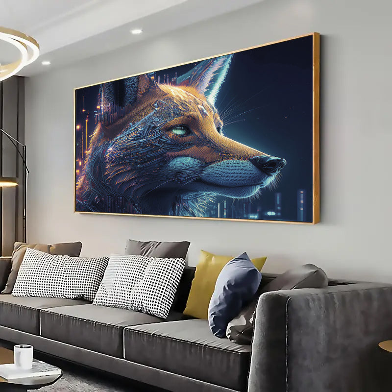 Fox Wall Art Print Home decor Poster, Living room