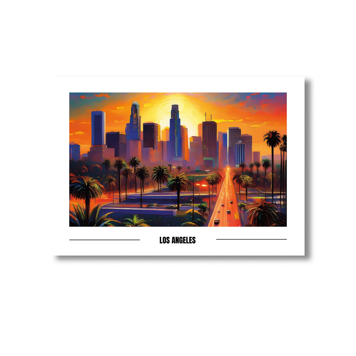 Los Angeles Wall Art Print Home decor Poster, Product