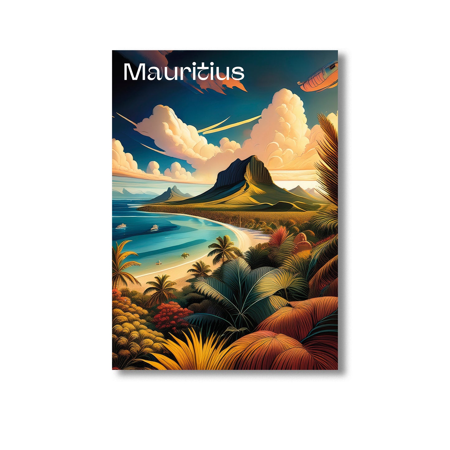 Mauritius Wall Art Print