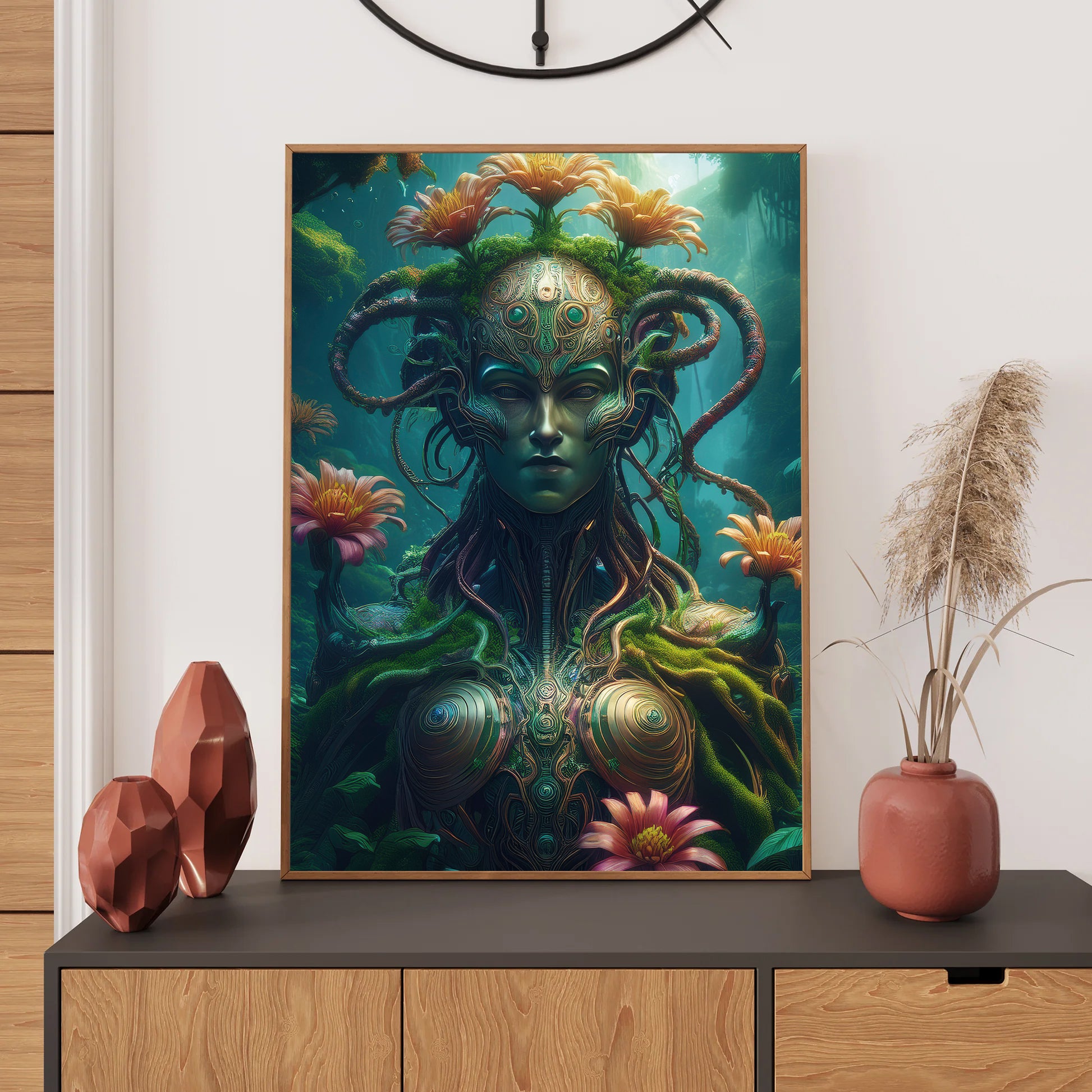 Medusa Wall Art Print, Bedroom