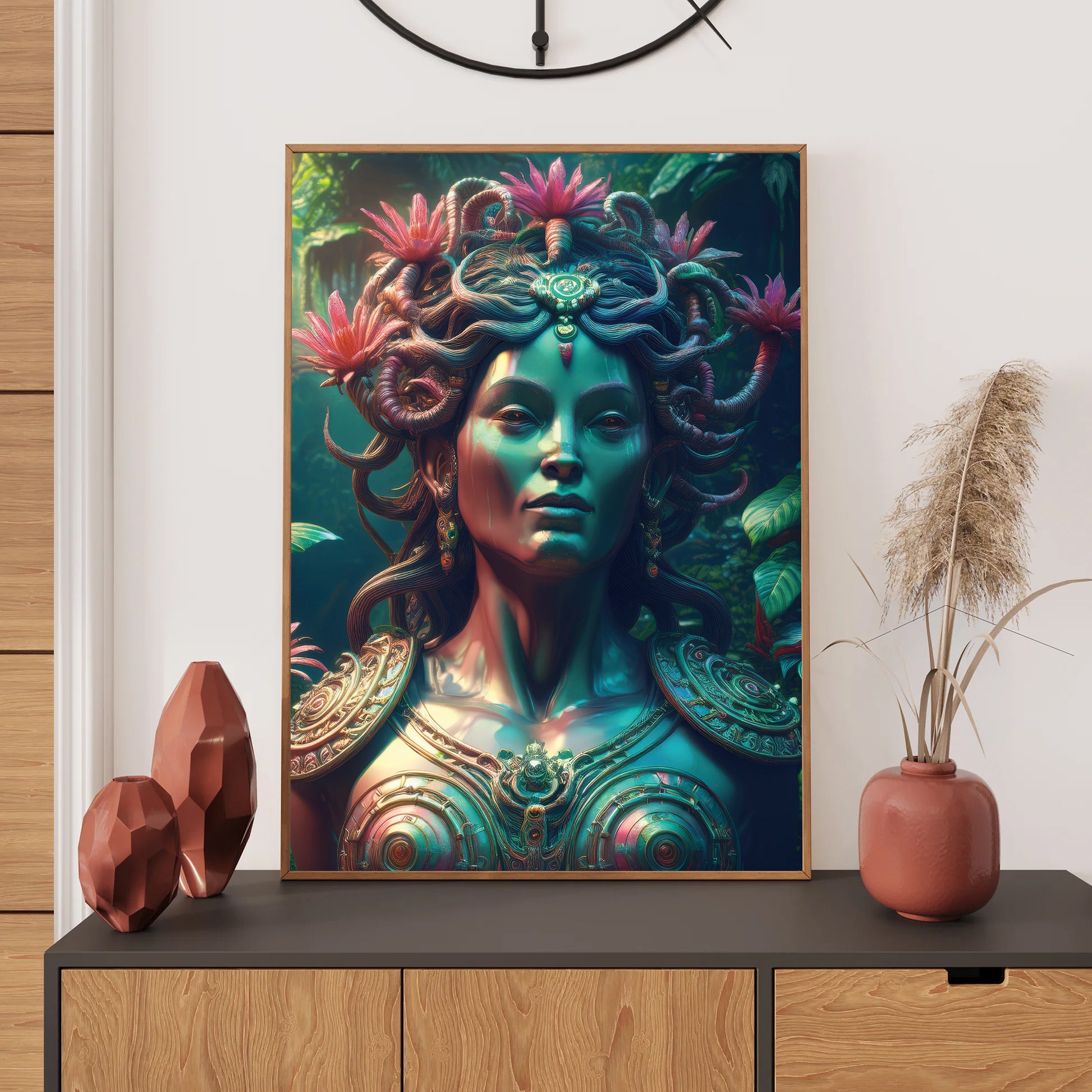 Medusa Wall Art Print, Bedroom