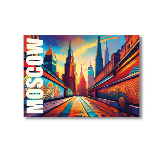 Moscow graffiti wall art print digital download featuring bold and edgy urban street art mural inspired by Moscow’s vibrant street culture, ideal for contemporary home decor, graffiti art enthusiasts, and modern wall art collectors.