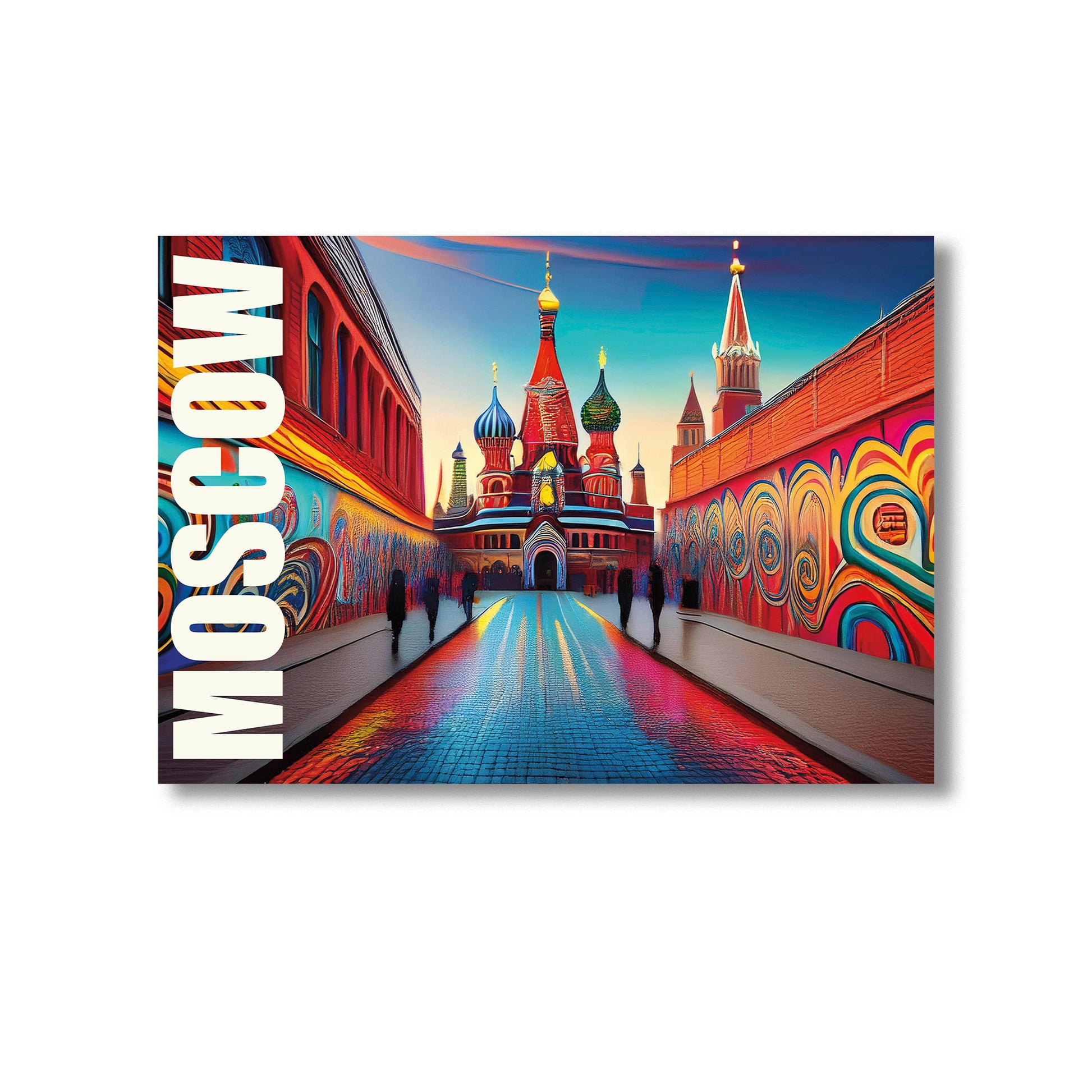 Moscow graffiti wall art print digital download featuring bold and edgy urban street art mural inspired by Moscow’s vibrant street culture, ideal for contemporary home decor, graffiti art enthusiasts, and modern wall art collectors.