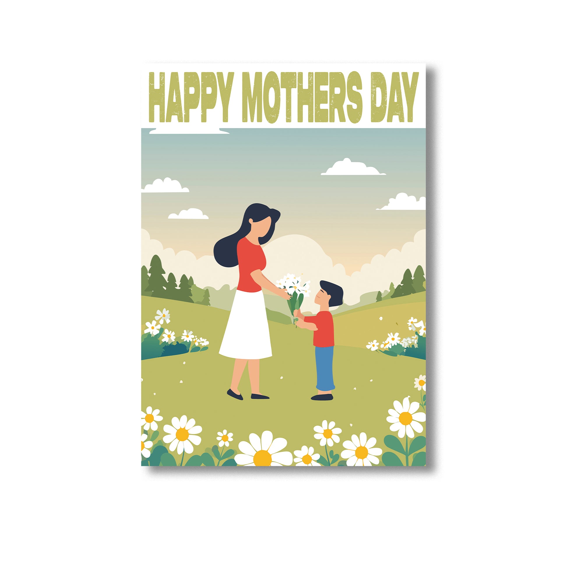 Mothers Day Wall Art Print Home decor Poster, Product