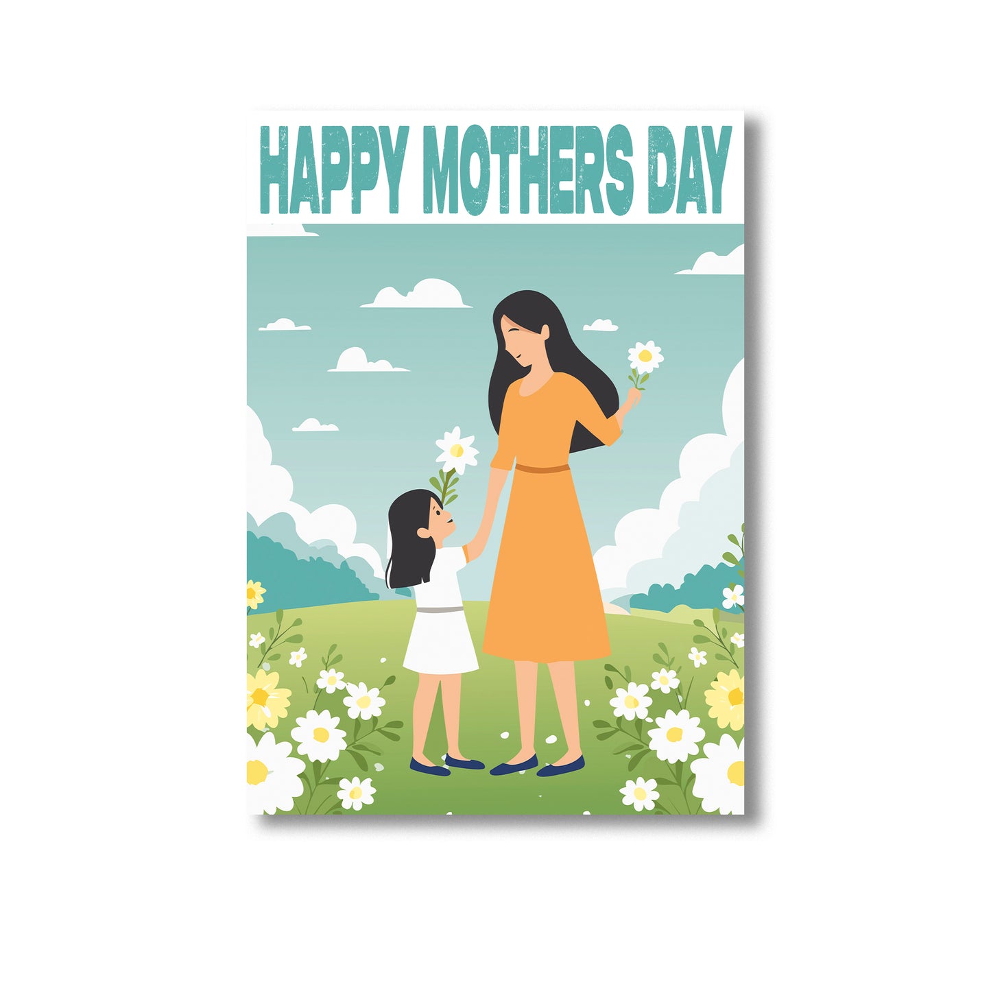 Mothers Day Wall Art Print Home decor Poster, Product