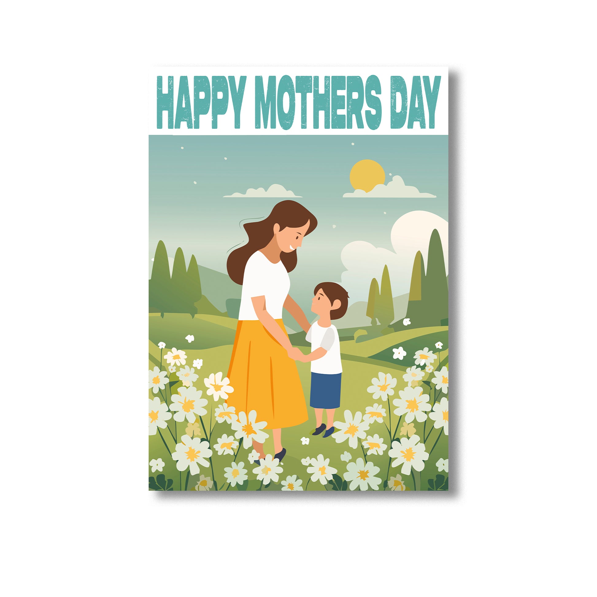 Mothers Day Wall Art Print Home decor Poster, Product