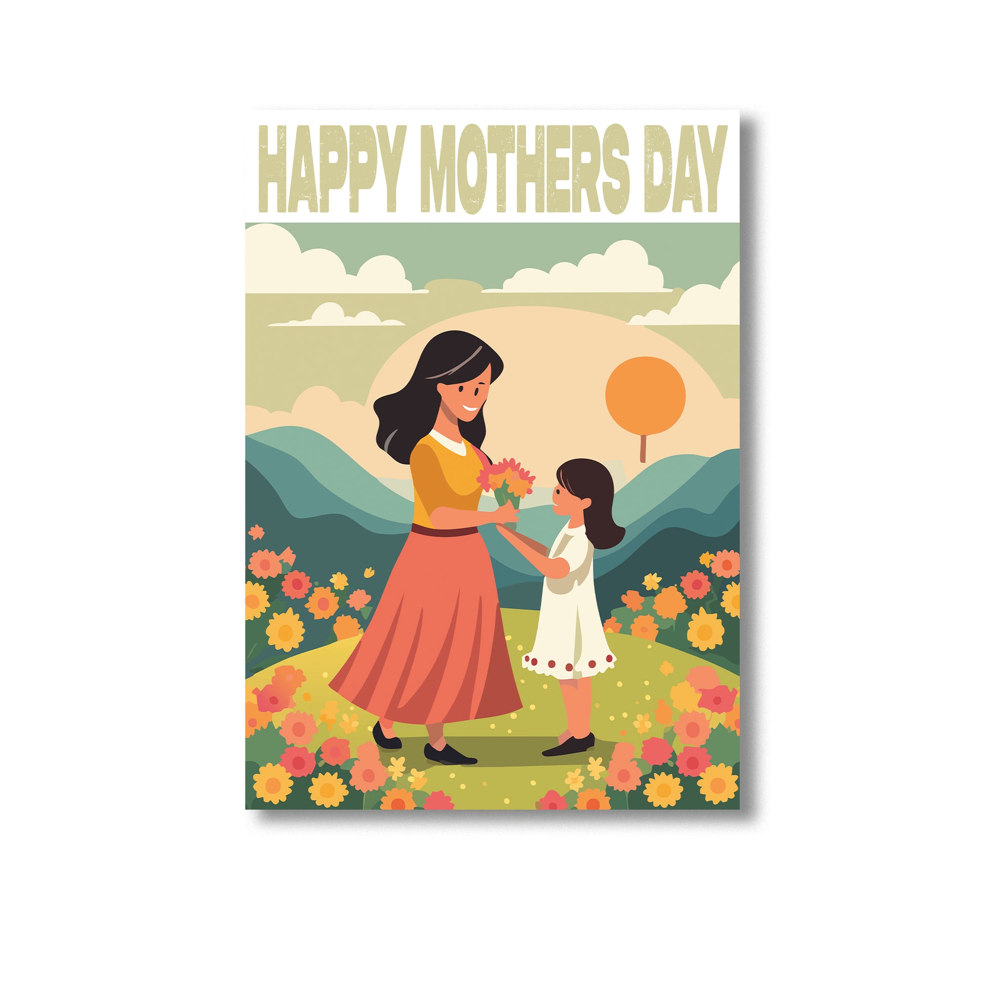 Mothers Day Wall Art Print Home decor Poster, Product