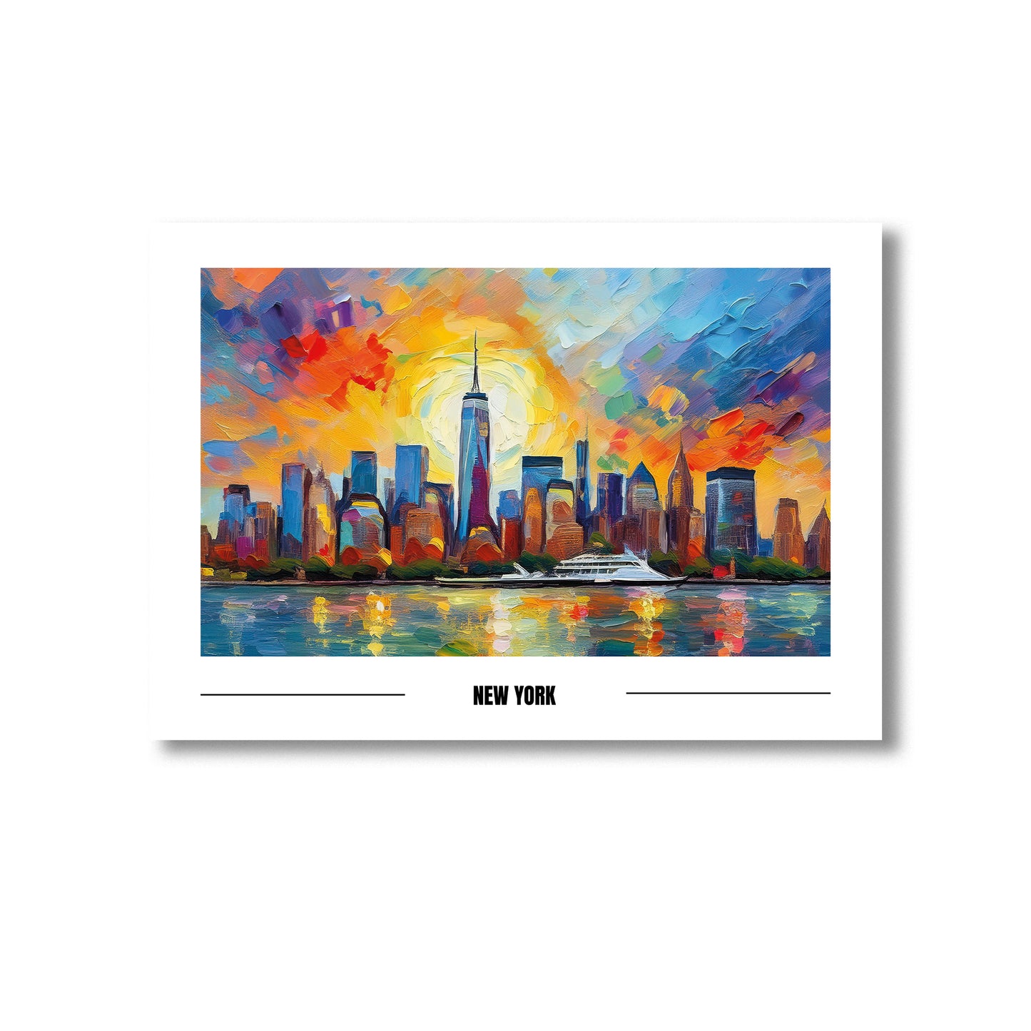 New York all Art Print Home decor Poster, Product