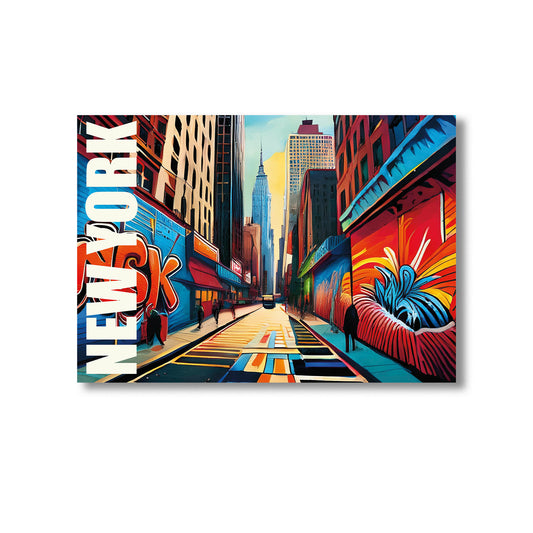 New York graffiti wall art print digital download showcasing iconic urban street art mural inspired by NYC’s vibrant graffiti culture, perfect for modern home decor, street art lovers, and contemporary wall art collectors.
