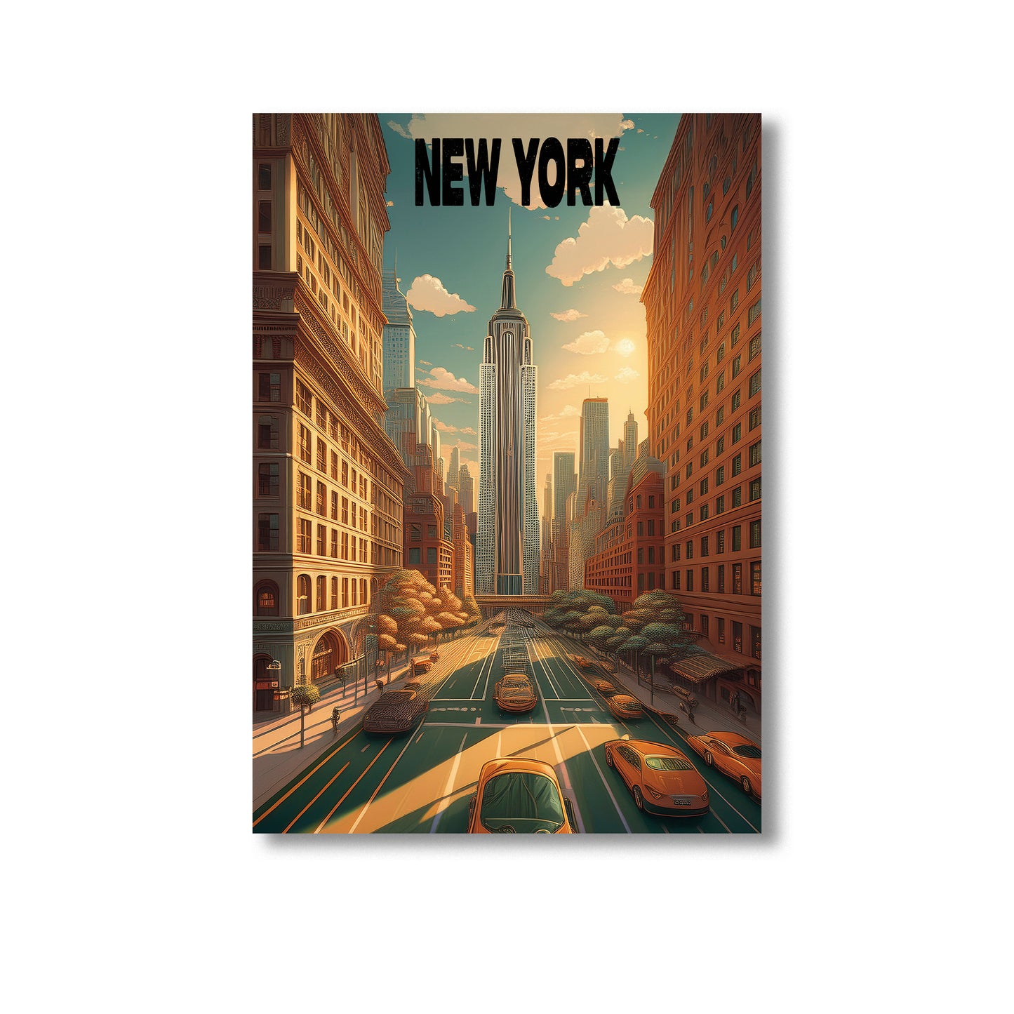 New York all Art Print Home decor Poster, Product