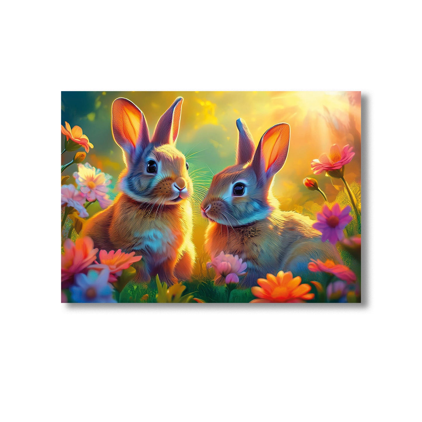 Bunny Nursery Wall Art Print Home decor Poster, Product