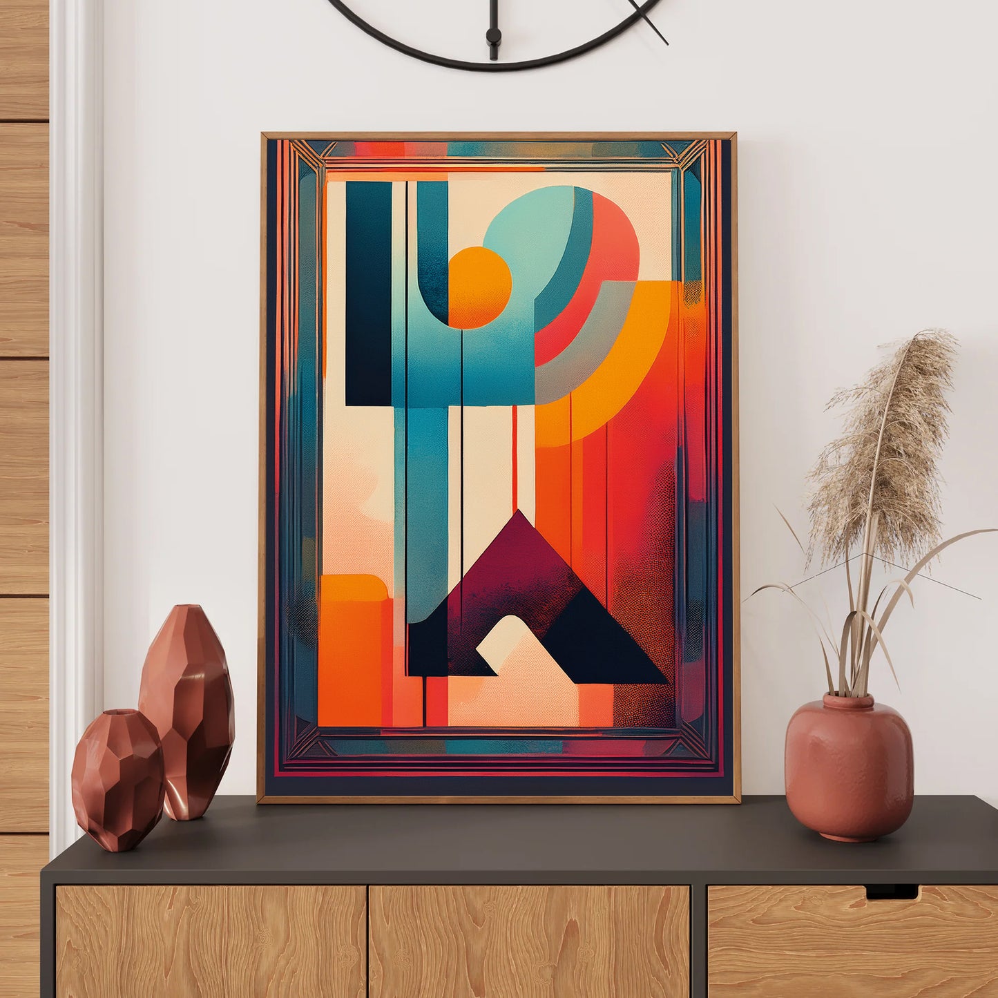 Bold Typography Wall Art Print – Digital Download PDF | Distressed Gradient Text Poster
