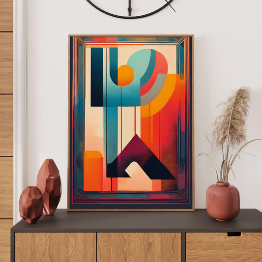 Bold Typography Wall Art Print – Digital Download PDF | Distressed Gradient Text Poster