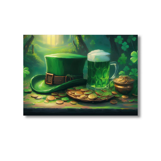 St. Patricks Day Wall Art Print Home decor Poster, Product