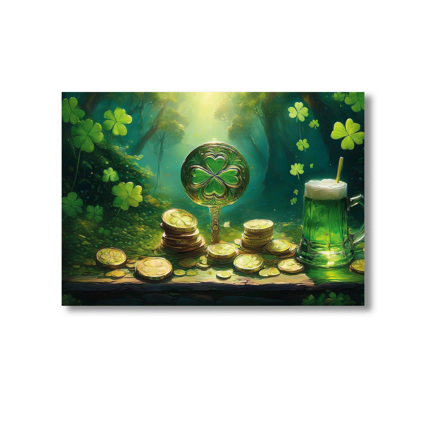 St. Patricks Day Wall Art Print Home decor Poster, Product