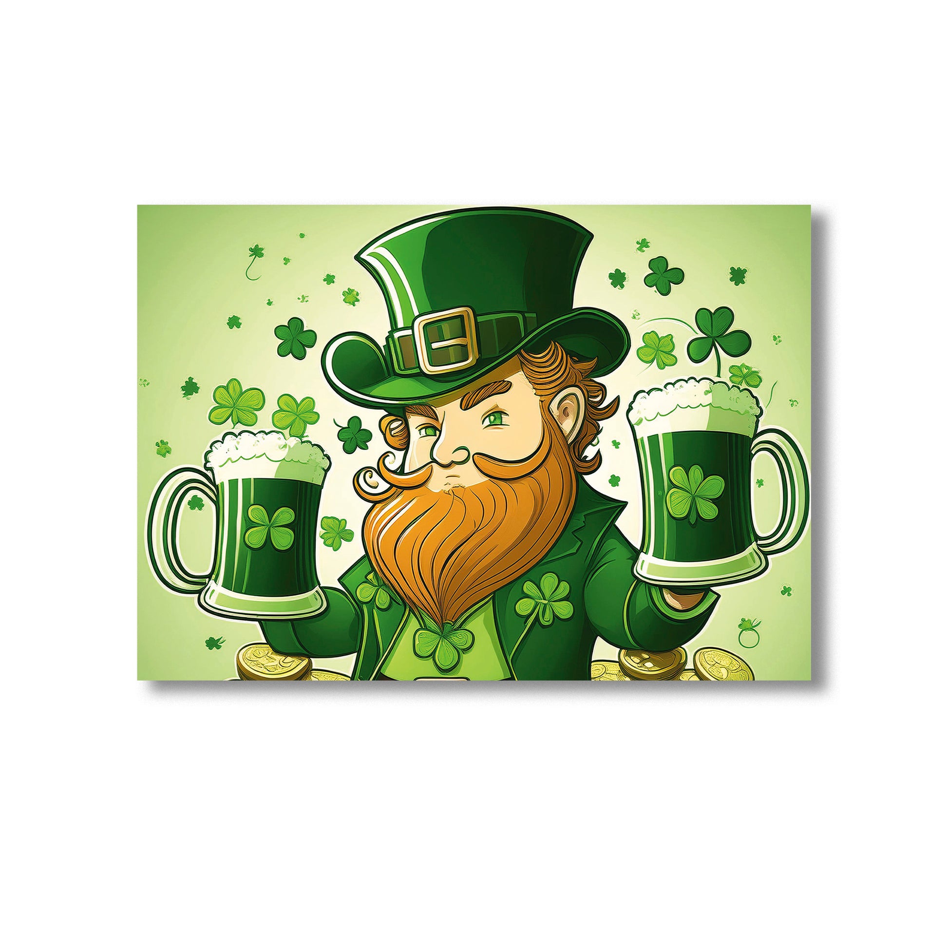 St. Patricks Day Wall Art Print Home decor Poster, Product