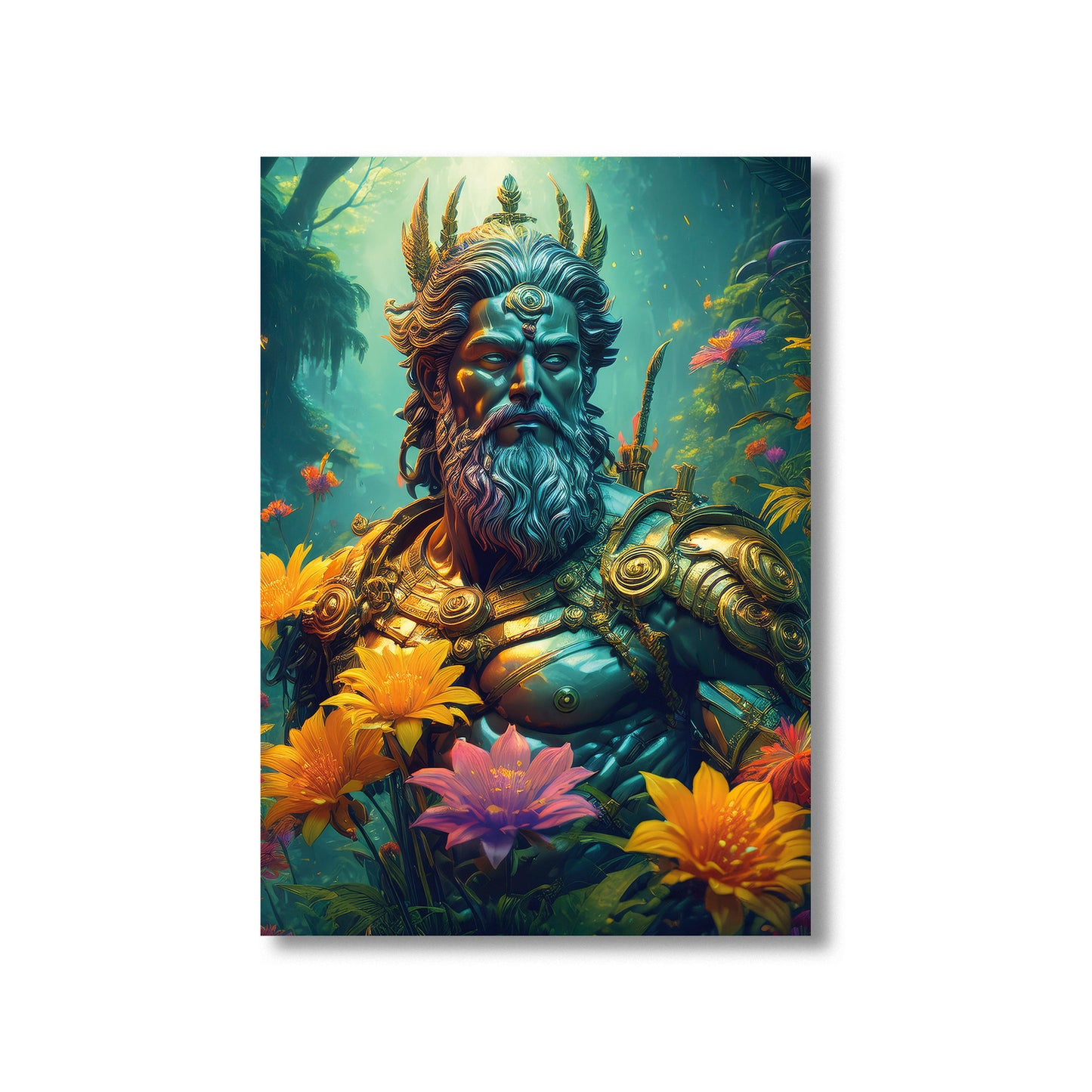 Poseidon Wall Art Print, Product
