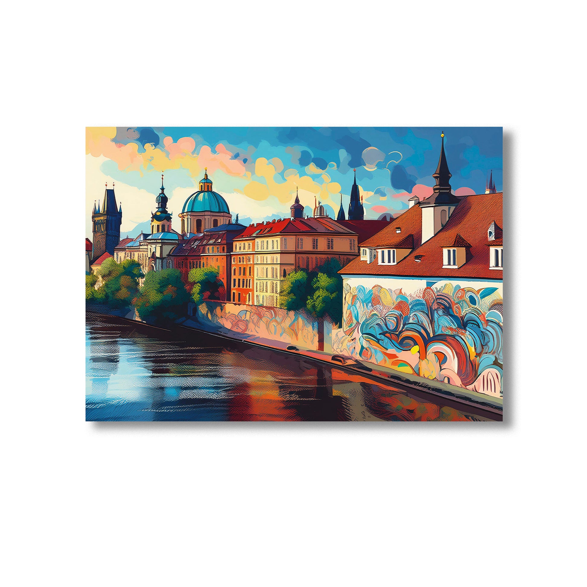 Prague Wall Art Print Home decor, Product