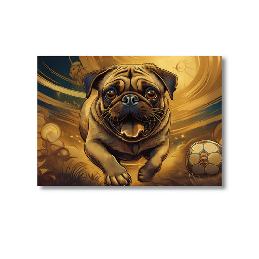 Pug Wall Art Print Home decor Poster, Product