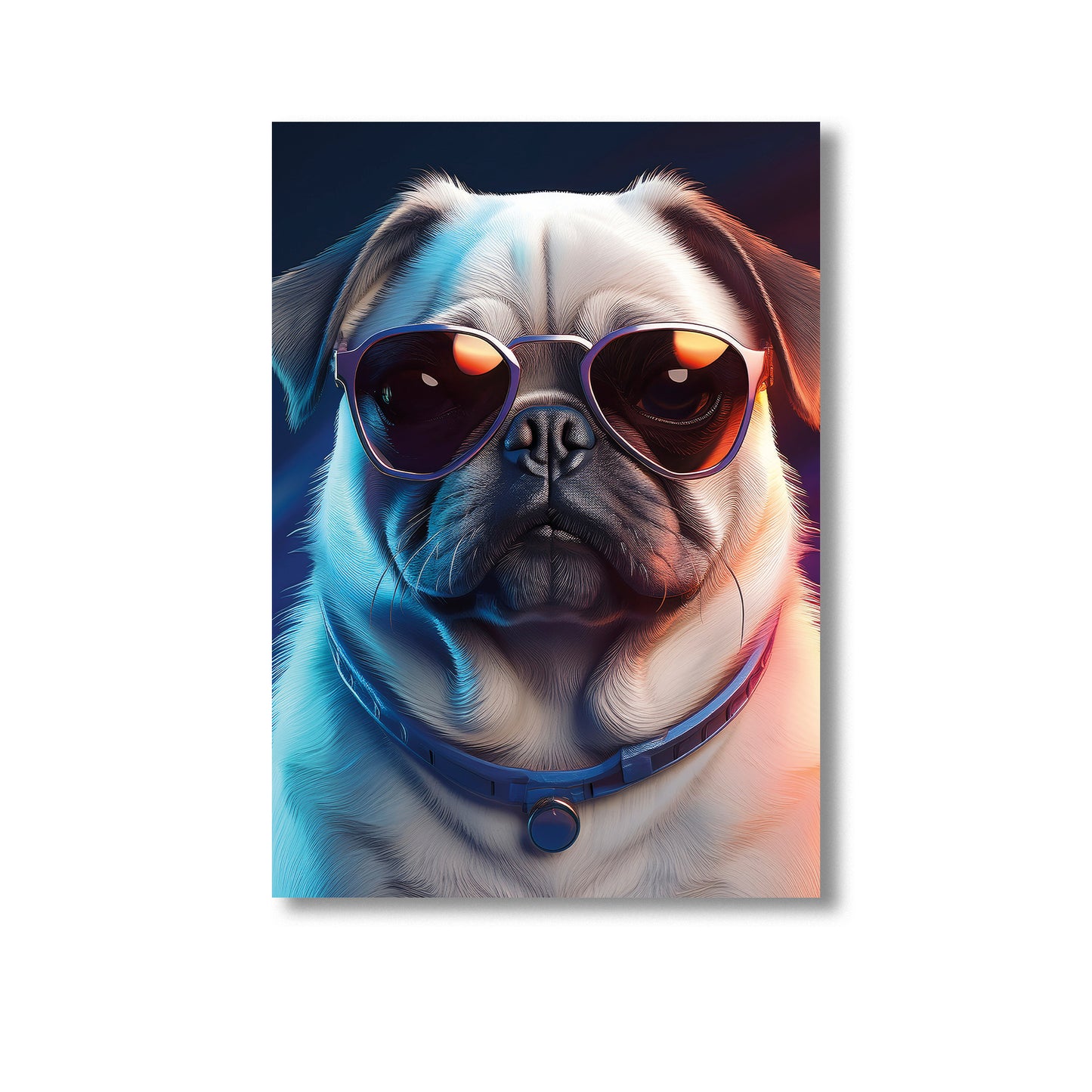 Pug Wall Art Print, Product