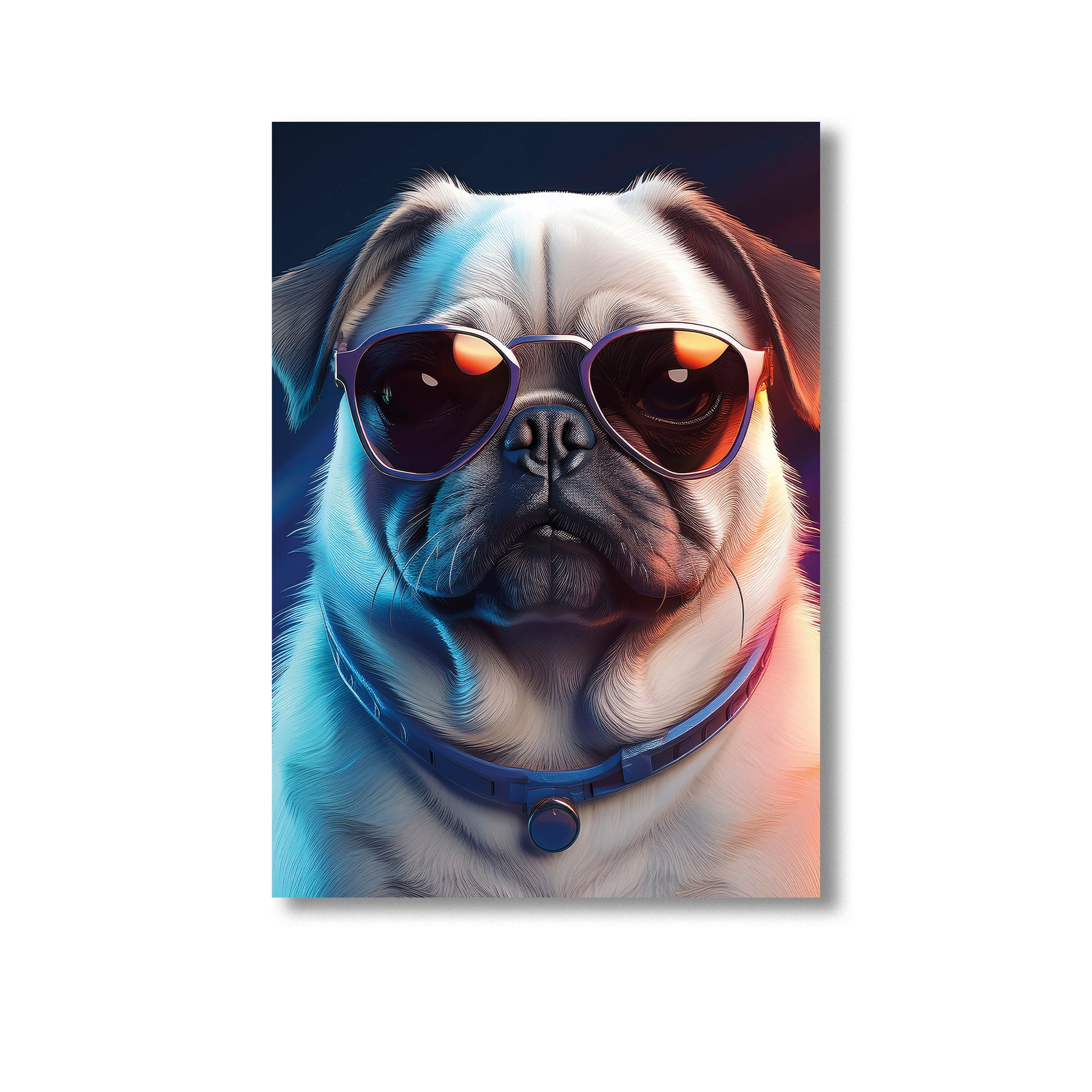 Pug Wall Art Print, Product