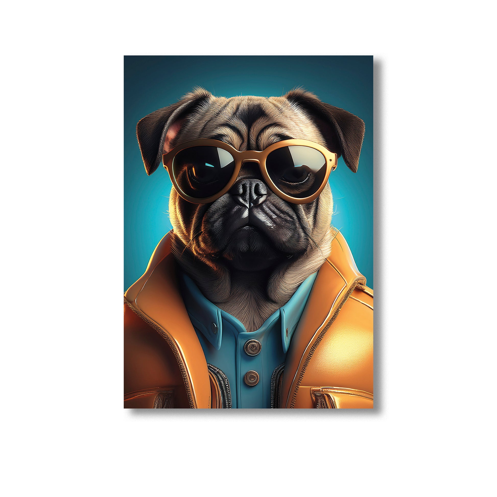 Pug Wall Art Print, Product