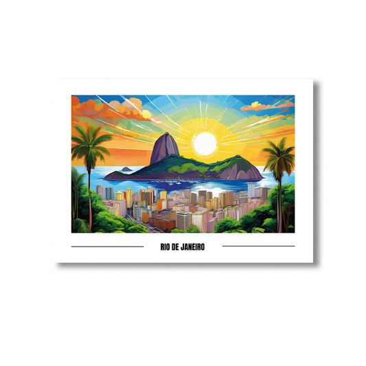 Rio de Janeiro Wall Art Print Home decor Poster, Product