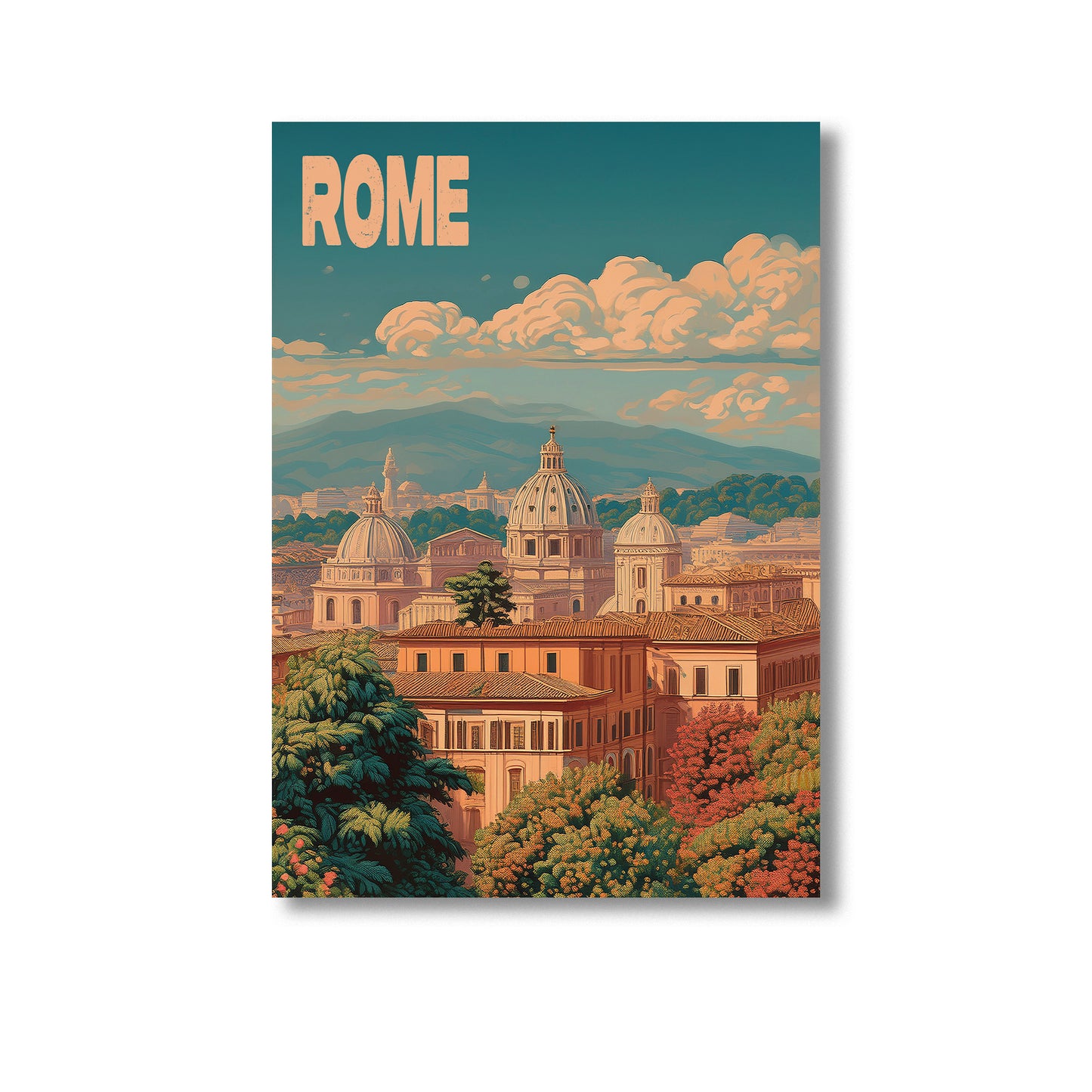 Rome Wall Art Print Home decor Poster, Product