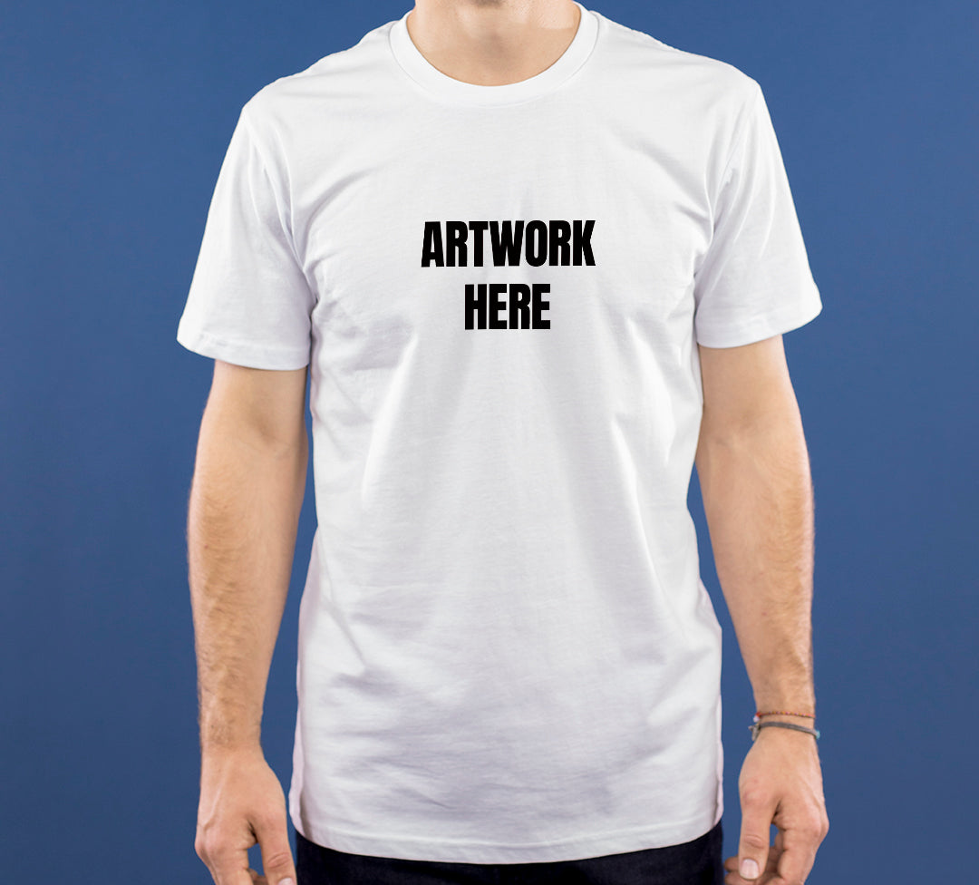 Photoshop mockup file included to preview T-shirt designs from the Ultimate T-shirt Prompt Bundle