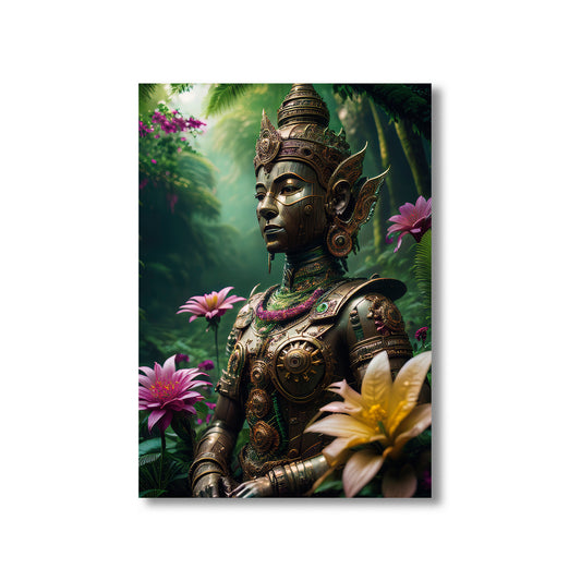 Ancient Thai Wall Art Print, Product