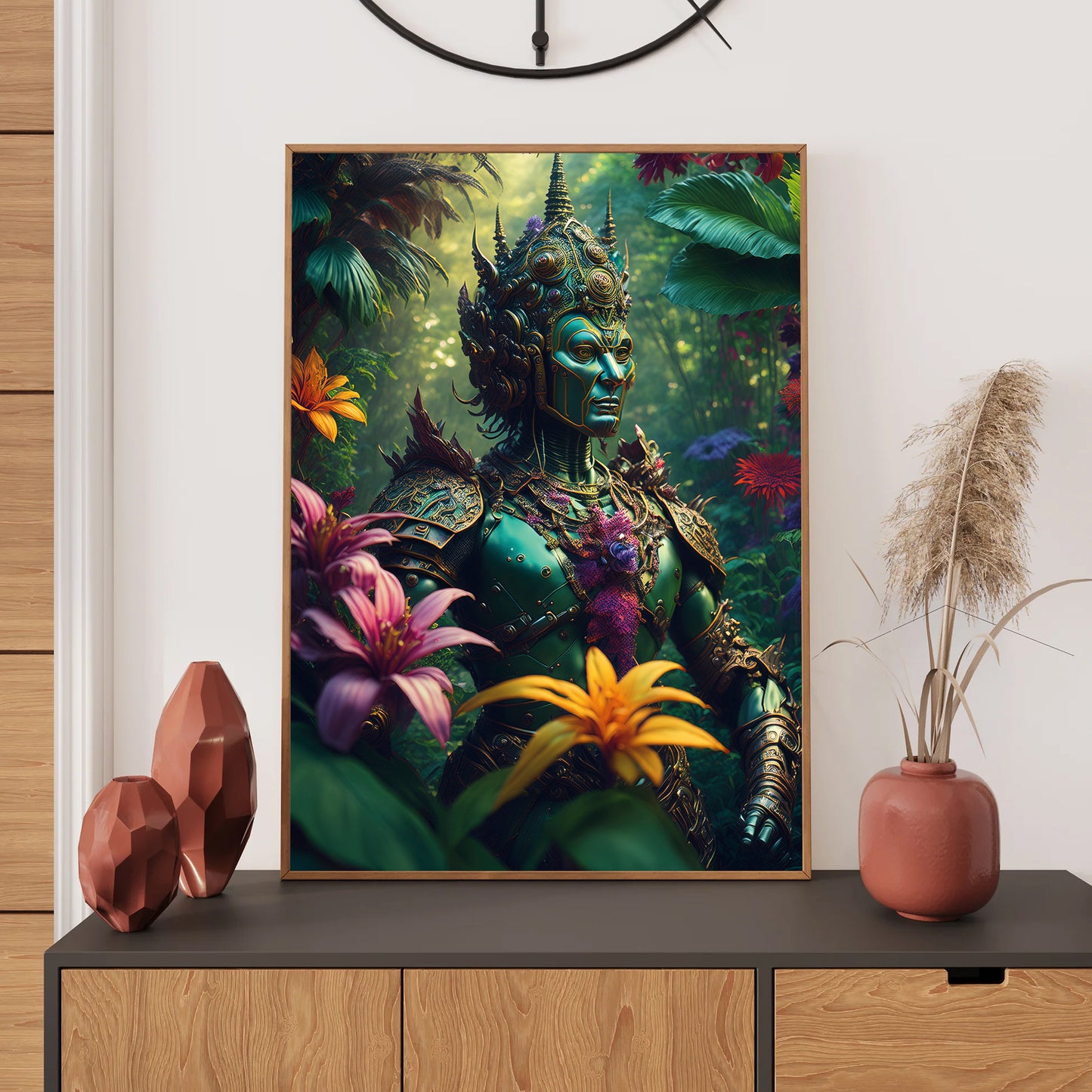 Ancient Thai Wall Art Print, Bedroom