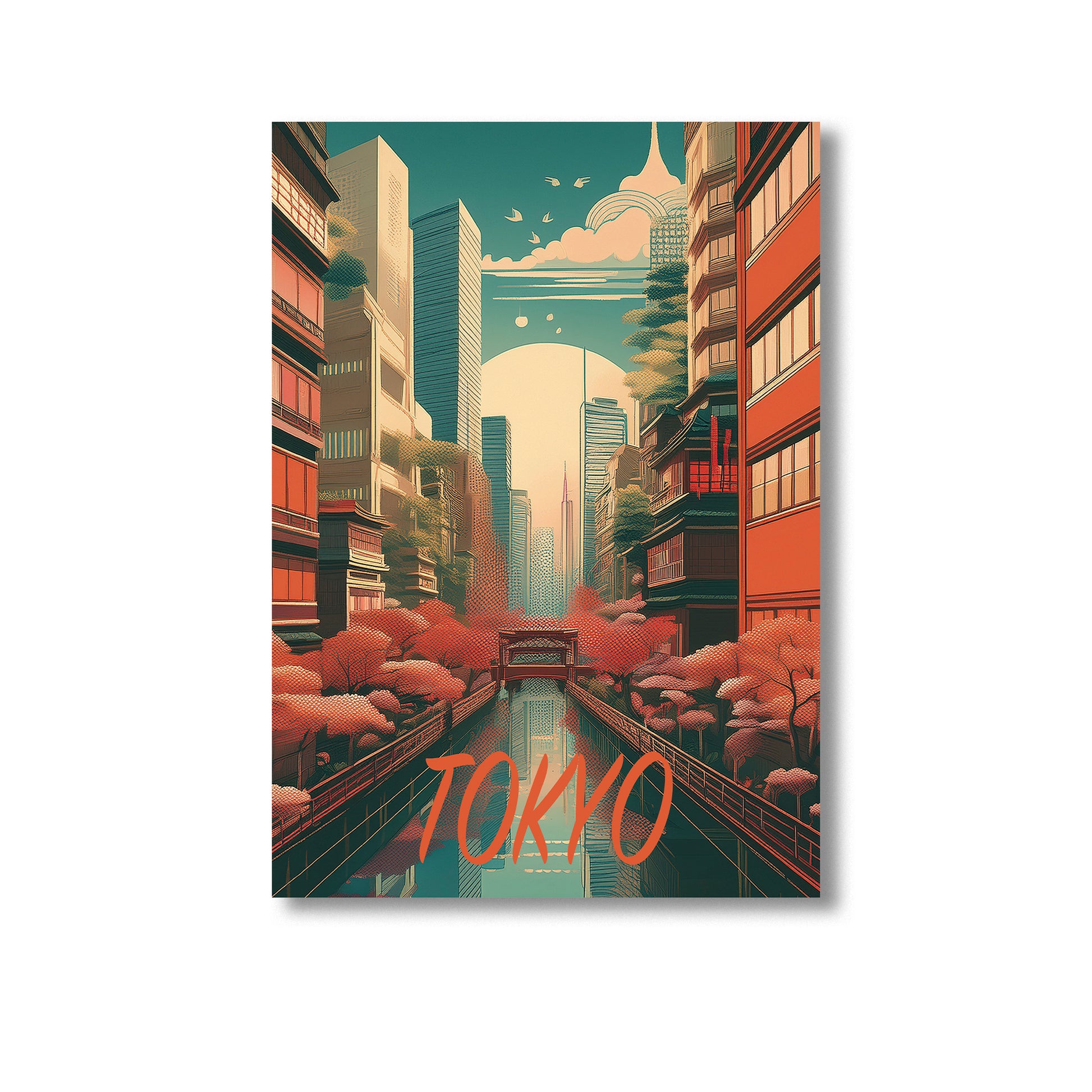 Tokyo Retro Wall Art Print