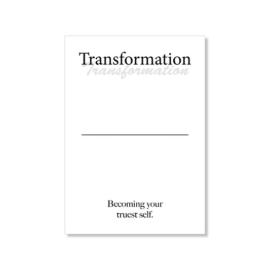 Transformation wall art digital download – printable minimalist quote for growth and change