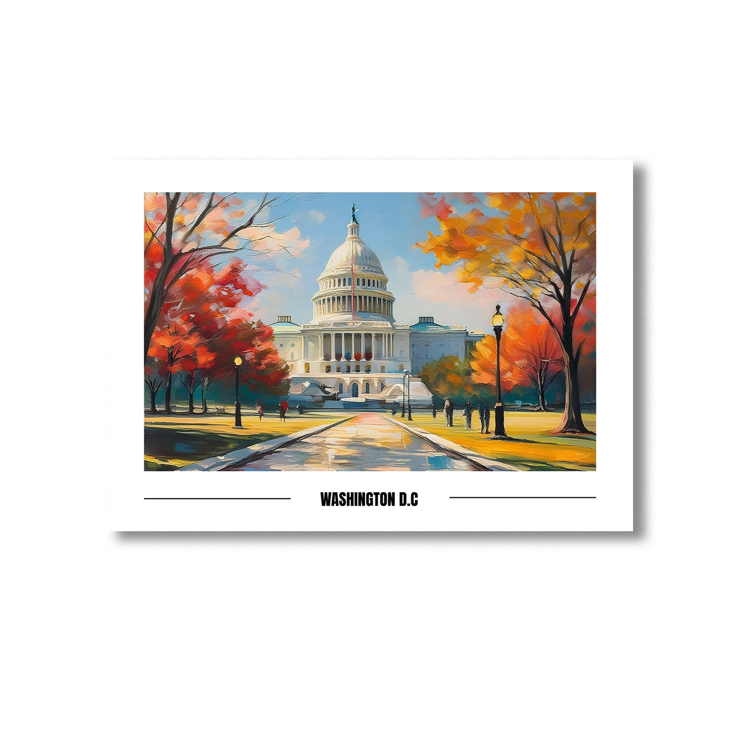 Washington D.C Wall Art Print Home decor Poster, Product