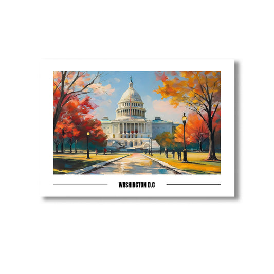 Washington D.C Wall Art Print Home decor Poster, Product