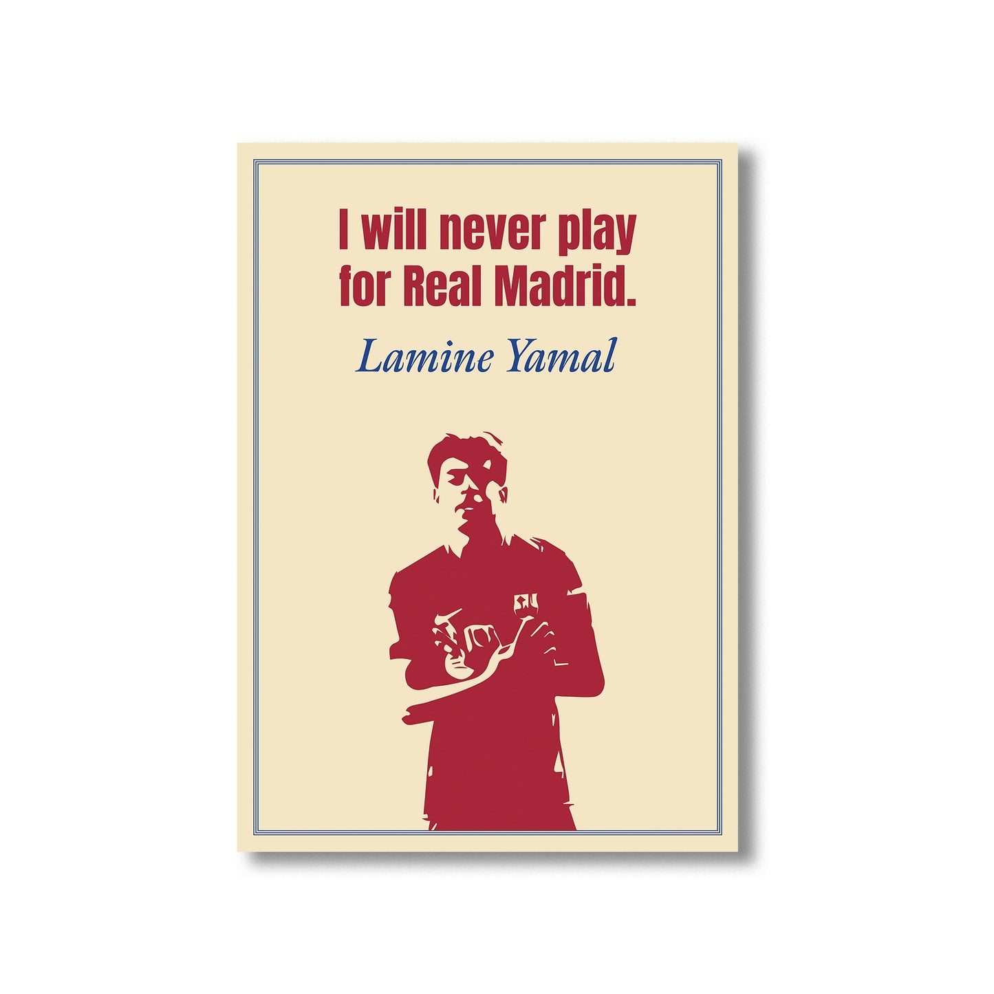 Yamal Barcelona Wall Art Print, Product