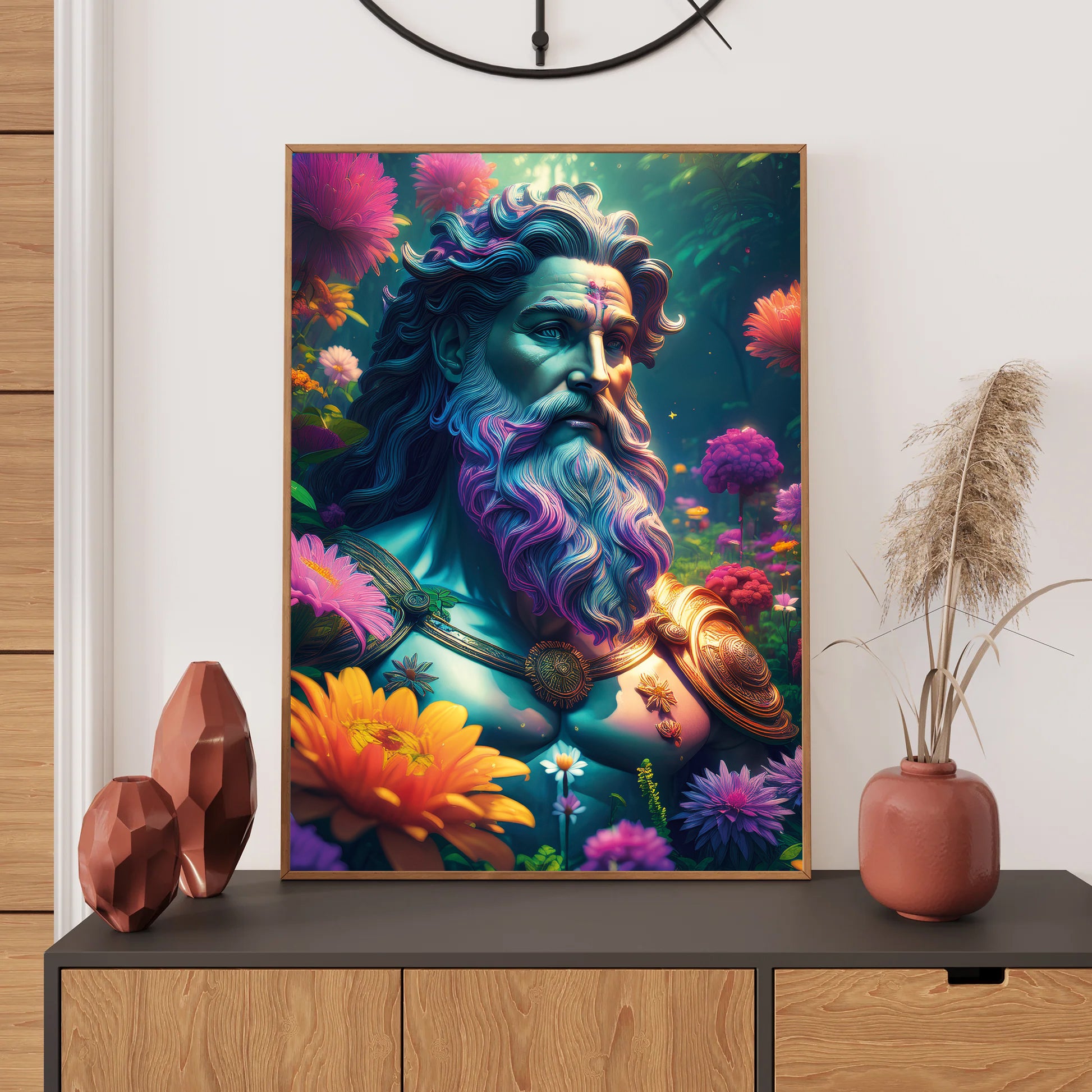 Zeus Wall Art Print, Bedoom