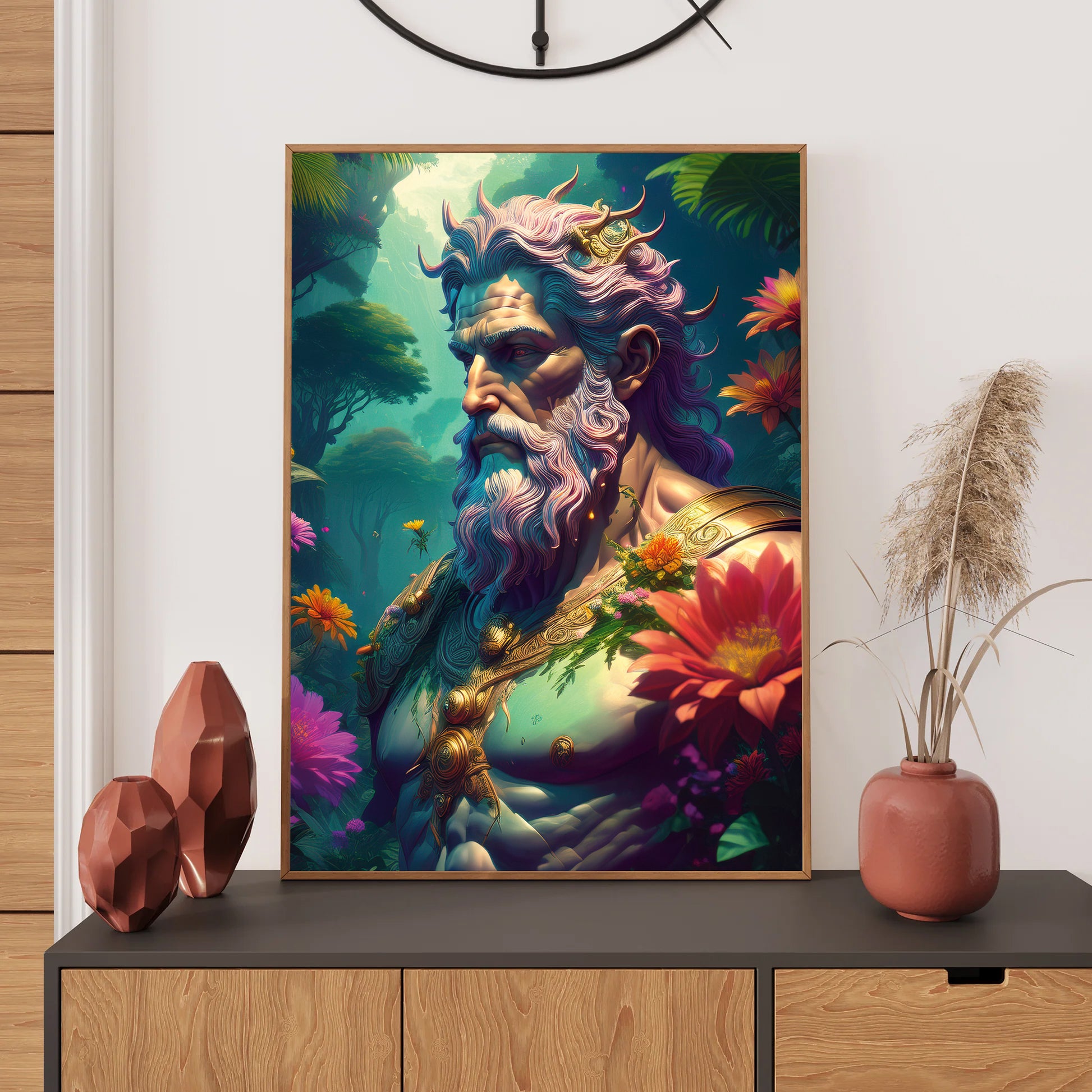  Zeus Wall Art Print, Bedroom