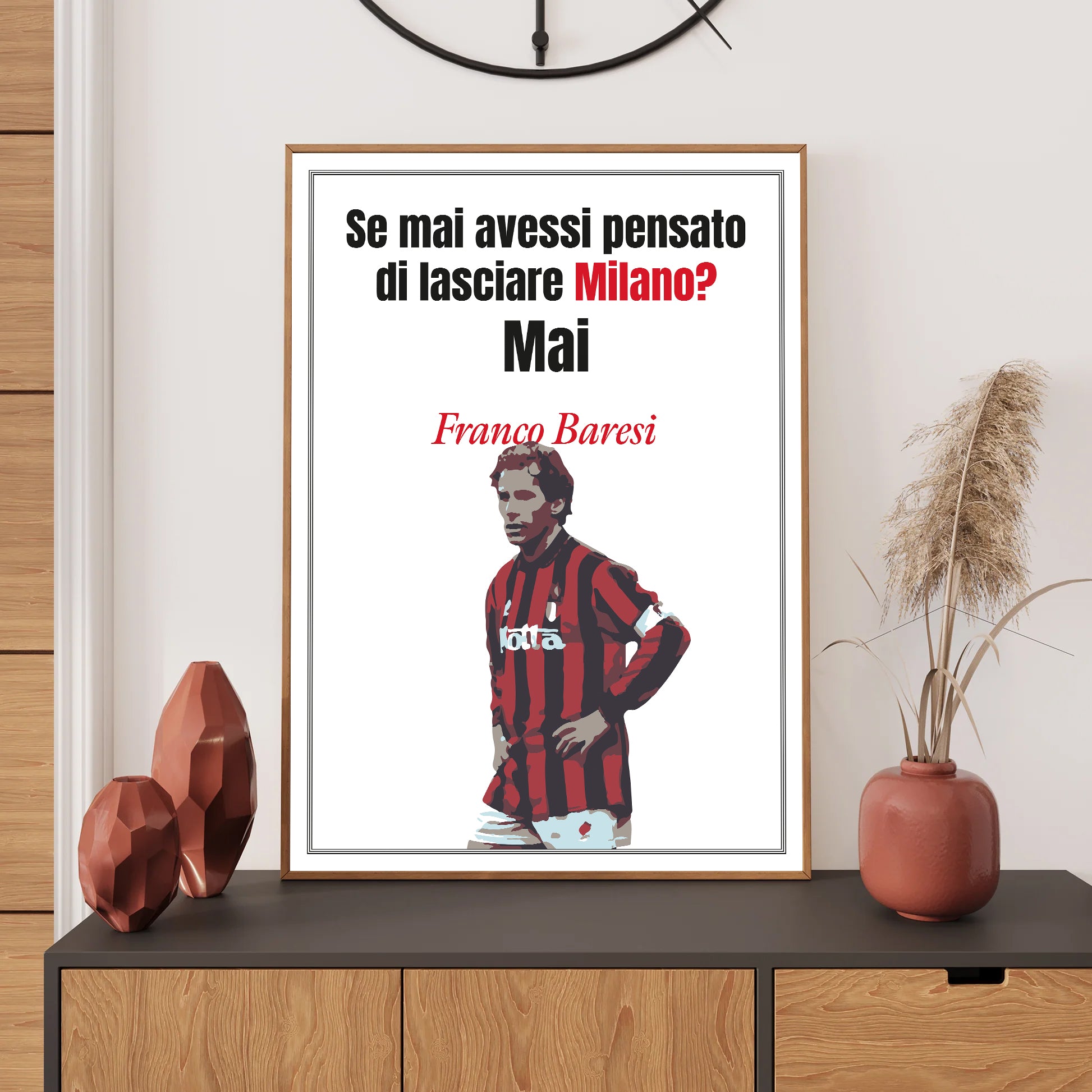 AC Milan Wall Art, Bedroom