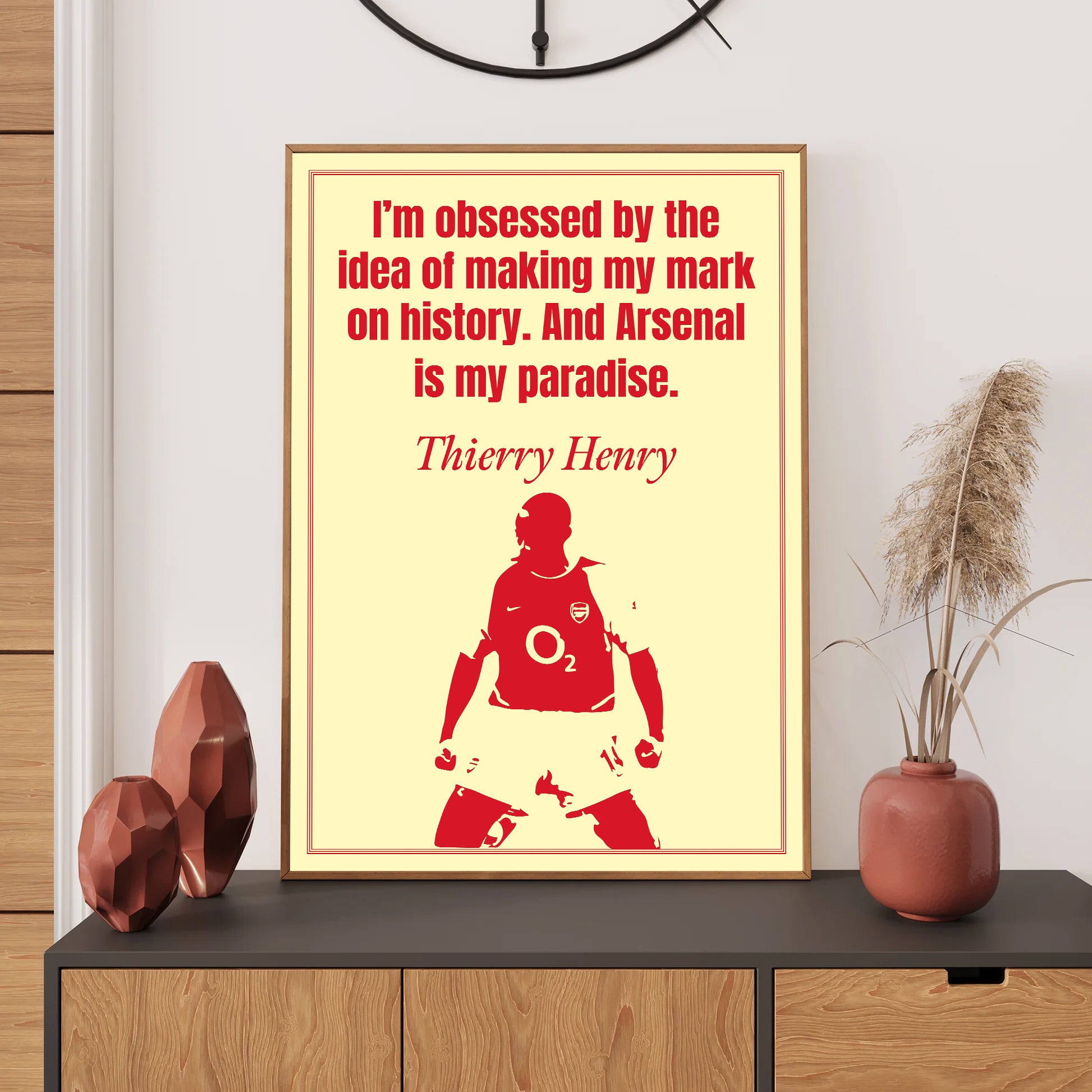 Arsenal Wall Art Print, Bedroom