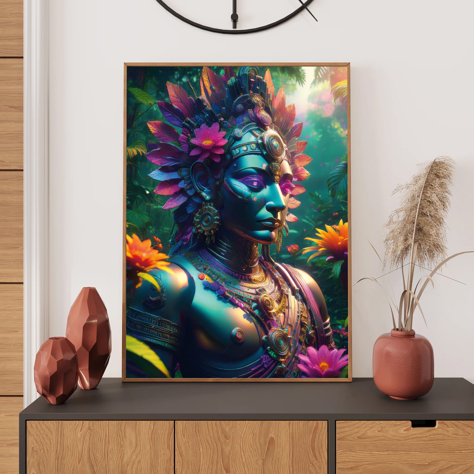 Ancient Indian Wall Art, Bedroom