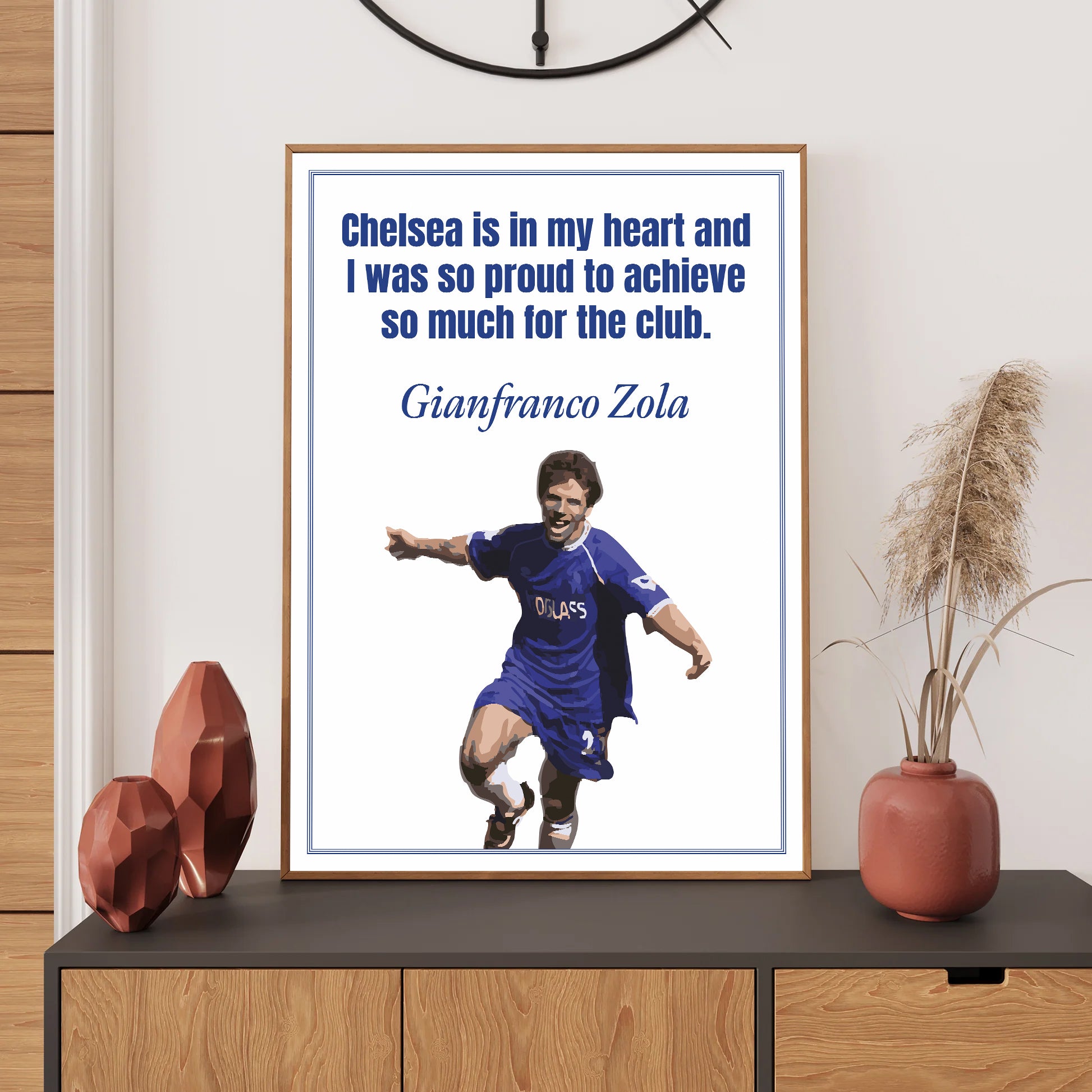Zola Chelsea Wall Art Print, Bedroom
