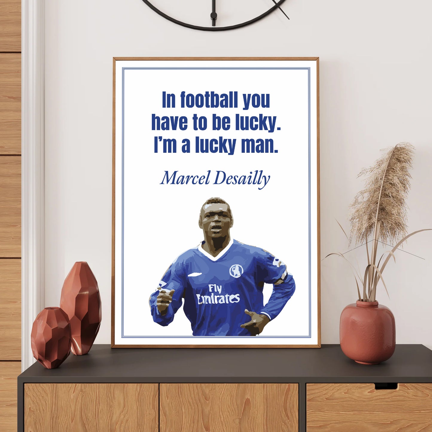 Desailly Chelsea Wall Art Print. Bedroom